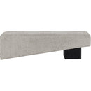  Color_Grey -- Alora Grey Fabric Upholstered Bench IMAGE 3