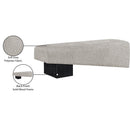  Color_Grey -- Alora Grey Fabric Upholstered Bench IMAGE 9