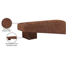  Color_Cognac -- Meridian Alora Fabric Upholstered Bench IMAGE 9