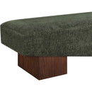  Color_Green -- Alora Green Fabric Upholstered Bench IMAGE 5