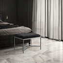  Color_Black -- Meridian Valley Chenille Fabric Upholstered Bench IMAGE 2