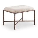  Color_Beige -- Meridian Valley Chenille Fabric Upholstered Bench IMAGE 1