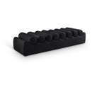  Color_Black -- Meridian Rumble Vegan Leather Upholstered Bench IMAGE 1