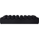  Color_Black -- Meridian Rumble Vegan Leather Upholstered Bench IMAGE 3