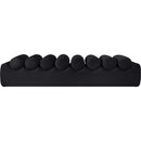 Meridian Rumble Black Vegan Leather Bench IMAGE 3