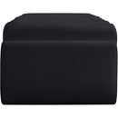  Color_Black -- Meridian Rumble Vegan Leather Upholstered Bench IMAGE 4