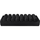  Color_Black -- Meridian Rumble Vegan Leather Upholstered Bench IMAGE 5