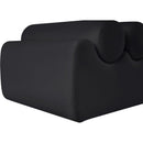  Color_Black -- Meridian Rumble Vegan Leather Upholstered Bench IMAGE 6