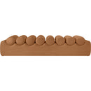  Color_Cognac -- Rumble Cognac Vegan Leather Upholstered Bench IMAGE 3