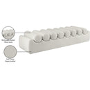  Color_Cream -- Rumble Cream Vegan Leather Upholstered Bench IMAGE 10