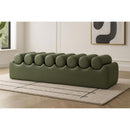  Color_Green -- Rumble Green Vegan Leather Upholstered Bench IMAGE 2