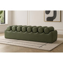 Meridian Rumble Green Vegan Leather Bench IMAGE 2