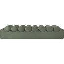 Meridian Rumble Green Vegan Leather Bench IMAGE 3