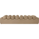  Color_Tan -- Rumble Tan Vegan Leather Upholstered Bench IMAGE 3