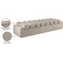  Color_Taupe -- Rumble Taupe Vegan Leather Upholstered Bench IMAGE 10