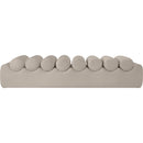  Color_Taupe -- Rumble Taupe Vegan Leather Upholstered Bench IMAGE 3