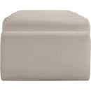  Color_Taupe -- Rumble Taupe Vegan Leather Upholstered Bench IMAGE 4