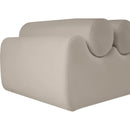 Color_Taupe -- Rumble Taupe Vegan Leather Upholstered Bench IMAGE 6