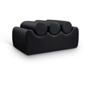  Color_Black -- Meridian Rumble Vegan Leather Upholstered Bench IMAGE 1