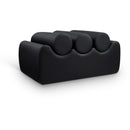  Color_Black -- Meridian Rumble Vegan Leather Upholstered Bench IMAGE 1