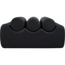  Color_Black -- Meridian Rumble Vegan Leather Upholstered Bench IMAGE 3