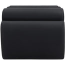  Color_Black -- Meridian Rumble Vegan Leather Upholstered Bench IMAGE 4