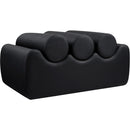  Color_Black -- Meridian Rumble Vegan Leather Upholstered Bench IMAGE 5