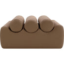 Meridian Rumble Brown Vegan Leather Bench IMAGE 3