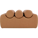  Color_Cognac -- Rumble Cognac Vegan Leather Upholstered Bench IMAGE 3
