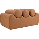  Color_Cognac -- Rumble Cognac Vegan Leather Upholstered Bench IMAGE 5