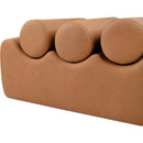  Color_Cognac -- Rumble Cognac Vegan Leather Upholstered Bench IMAGE 6