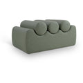  Color_Green -- Rumble Green Vegan Leather Upholstered Bench IMAGE 1