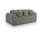  Color_Green -- Rumble Green Vegan Leather Upholstered Bench IMAGE 1