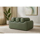  Color_Green -- Rumble Green Vegan Leather Upholstered Bench IMAGE 2