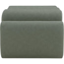 Meridian Rumble Green Vegan Leather Bench IMAGE 4