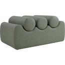  Color_Green -- Rumble Green Vegan Leather Upholstered Bench IMAGE 5