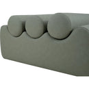  Color_Green -- Rumble Green Vegan Leather Upholstered Bench IMAGE 6