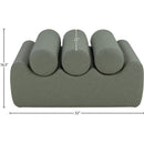  Color_Green -- Rumble Green Vegan Leather Upholstered Bench IMAGE 8