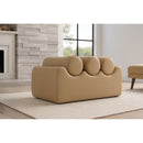 Meridian Rumble Tan Vegan Leather Bench IMAGE 2
