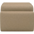 Color_Tan -- Rumble Tan Vegan Leather Upholstered Bench IMAGE 4
