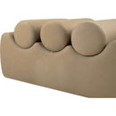  Color_Tan -- Rumble Tan Vegan Leather Upholstered Bench IMAGE 6