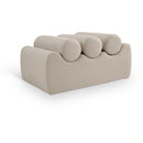  Color_Taupe -- Rumble Taupe Vegan Leather Upholstered Bench IMAGE 1