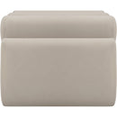 Meridian Rumble Taupe Vegan Leather Bench IMAGE 4