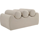  Color_Taupe -- Rumble Taupe Vegan Leather Upholstered Bench IMAGE 5
