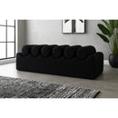  Color_Black -- Meridian Rumble Vegan Leather Upholstered Bench IMAGE 2