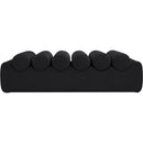  Color_Black -- Meridian Rumble Vegan Leather Upholstered Bench IMAGE 3