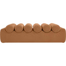  Color_Cognac -- Rumble Cognac Vegan Leather Upholstered Bench IMAGE 3