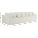  Color_Cream -- Rumble Cream Vegan Leather Upholstered Bench IMAGE 8