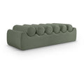  Color_Green -- Rumble Green Vegan Leather Upholstered Bench IMAGE 1