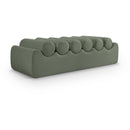  Color_Green -- Rumble Green Vegan Leather Upholstered Bench IMAGE 1